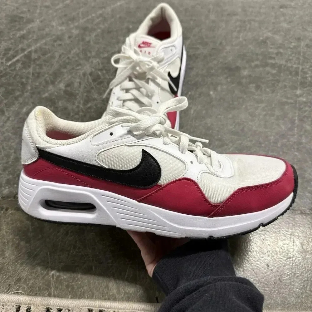Nike Air Max SC Women's Sneakers Size 11 (White/Black-Rush Pink)
